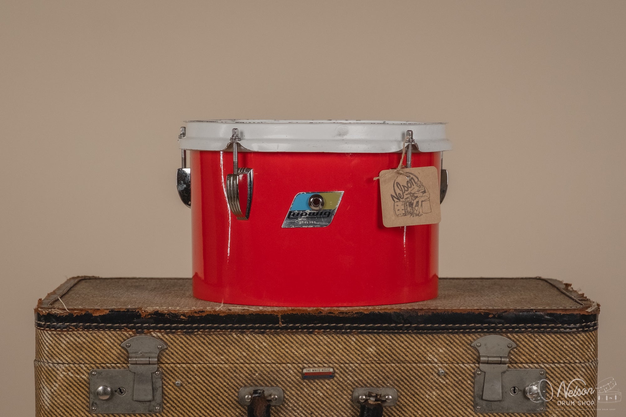 1970's Ludwig Concert Tom in Red Gloss - 6.5x10