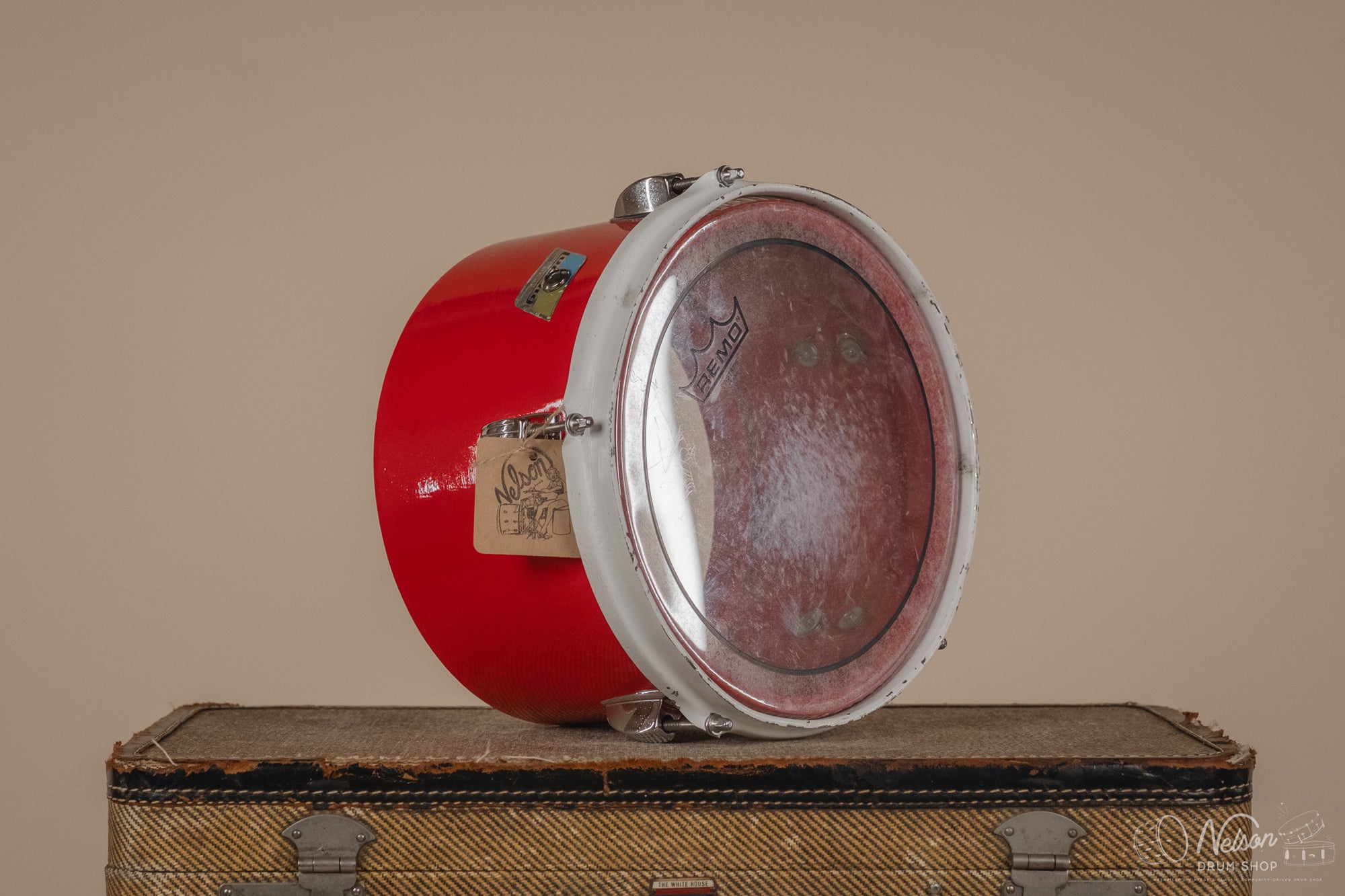 1970's Ludwig Concert Tom in Red Gloss - 6.5x10