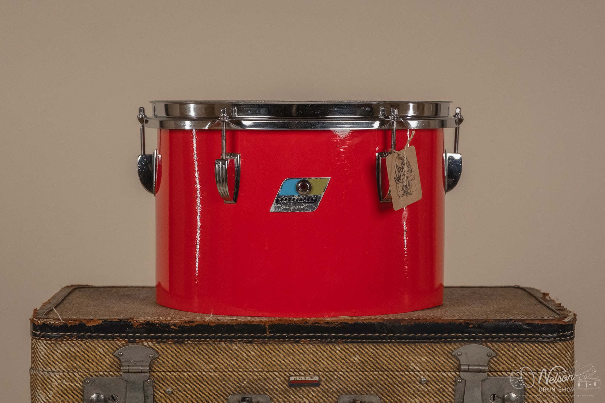 1970's Ludwig Concert Tom in Red Gloss - 8x12