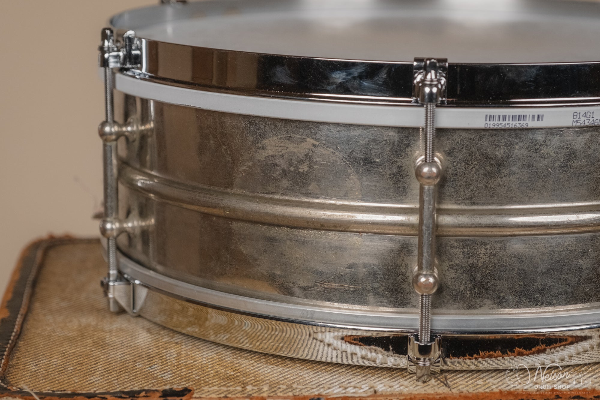 1920s Ludwig 'All-Around' 2pc NOB 6 lug - 5x14