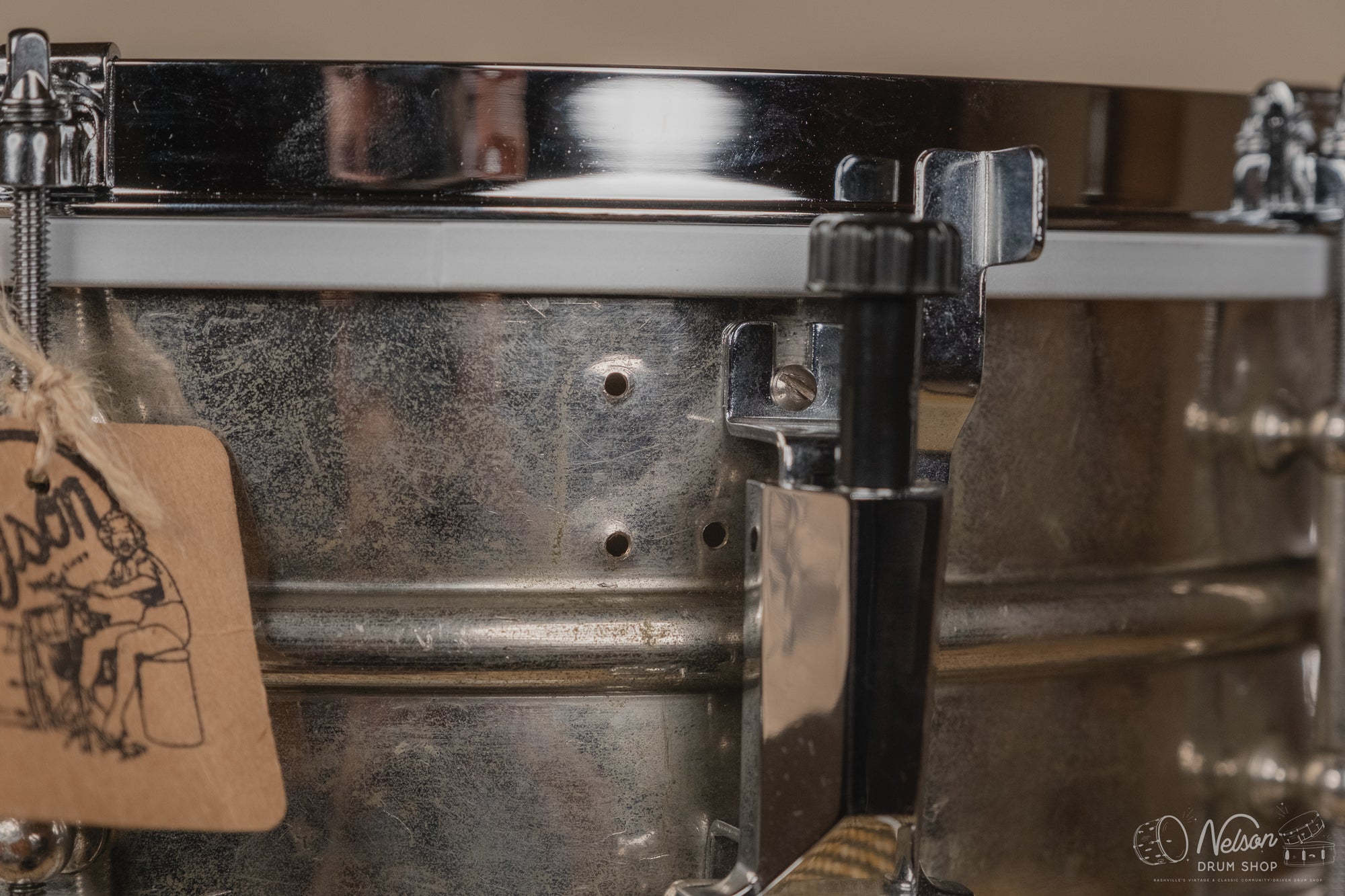1920s Ludwig 'All-Around' 2pc NOB 6 lug - 5x14