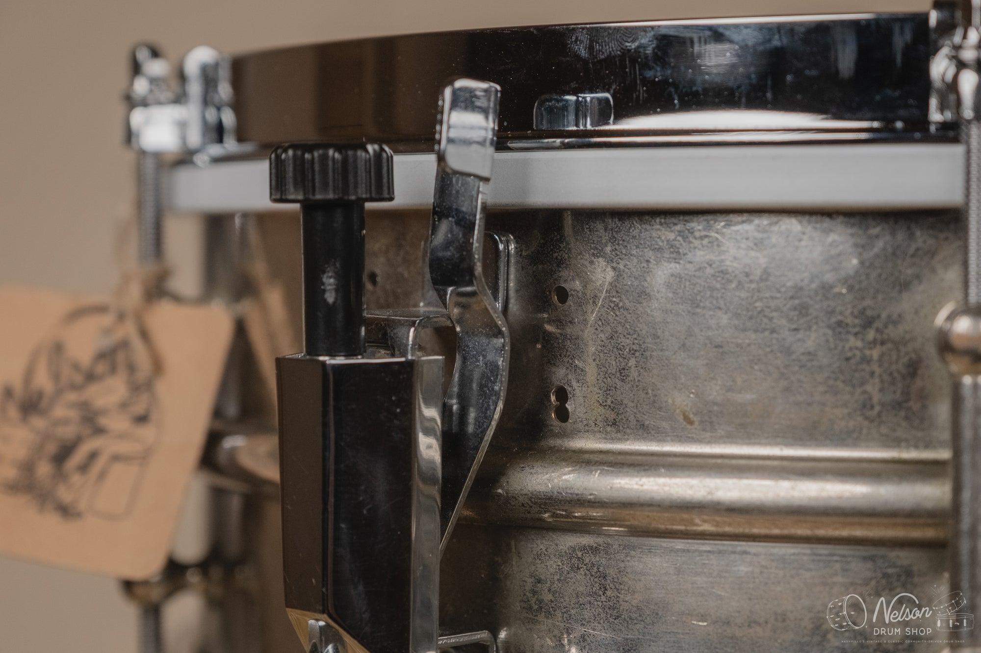 1920s Ludwig 'All-Around' 2pc NOB 6 lug - 5x14