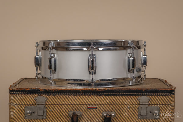 MAR 10 1971 Ludwig 'S-102' Standard Aluminum Snare - 5x14