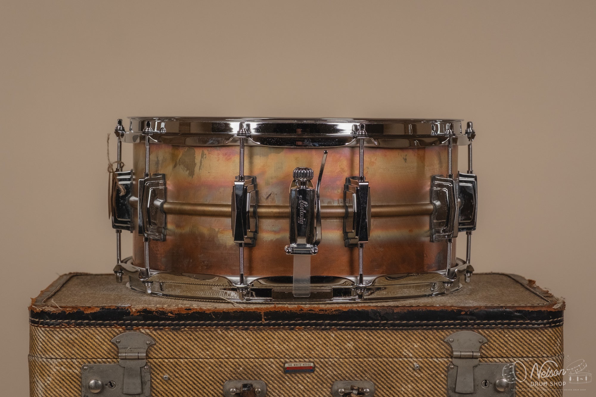 Ludwig LB552R 'Bronze Phonic' Raw Patina - 6.5x14