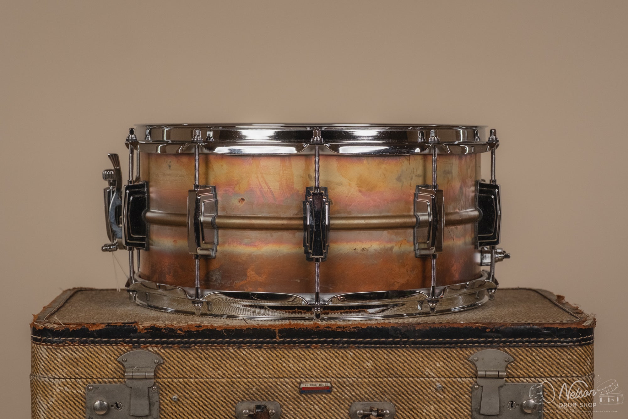 Ludwig LB552R 'Bronze Phonic' Raw Patina - 6.5x14
