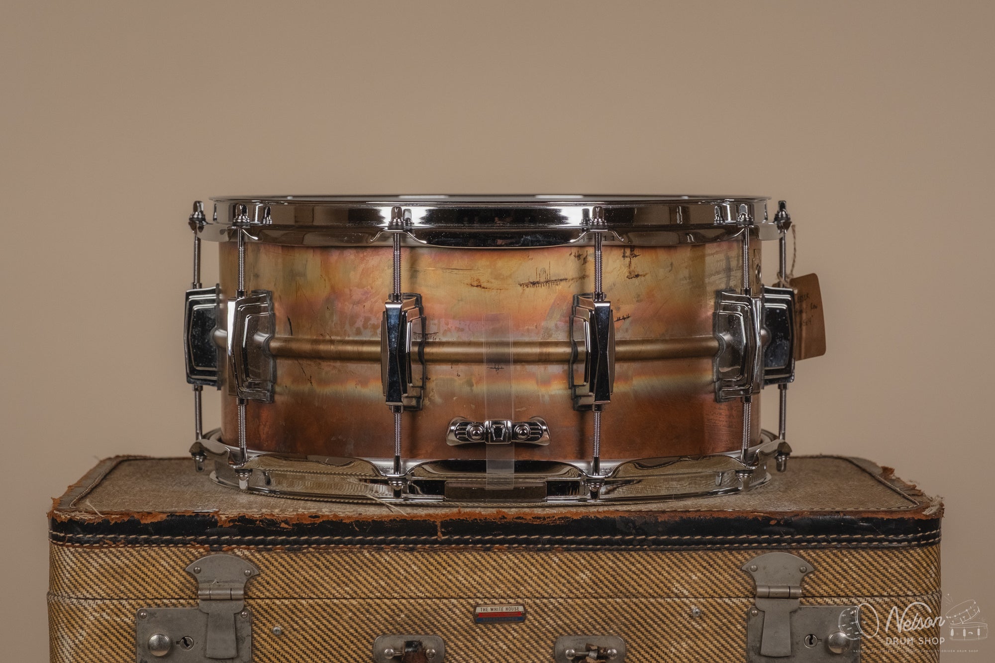 Ludwig LB552R 'Bronze Phonic' Raw Patina - 6.5x14