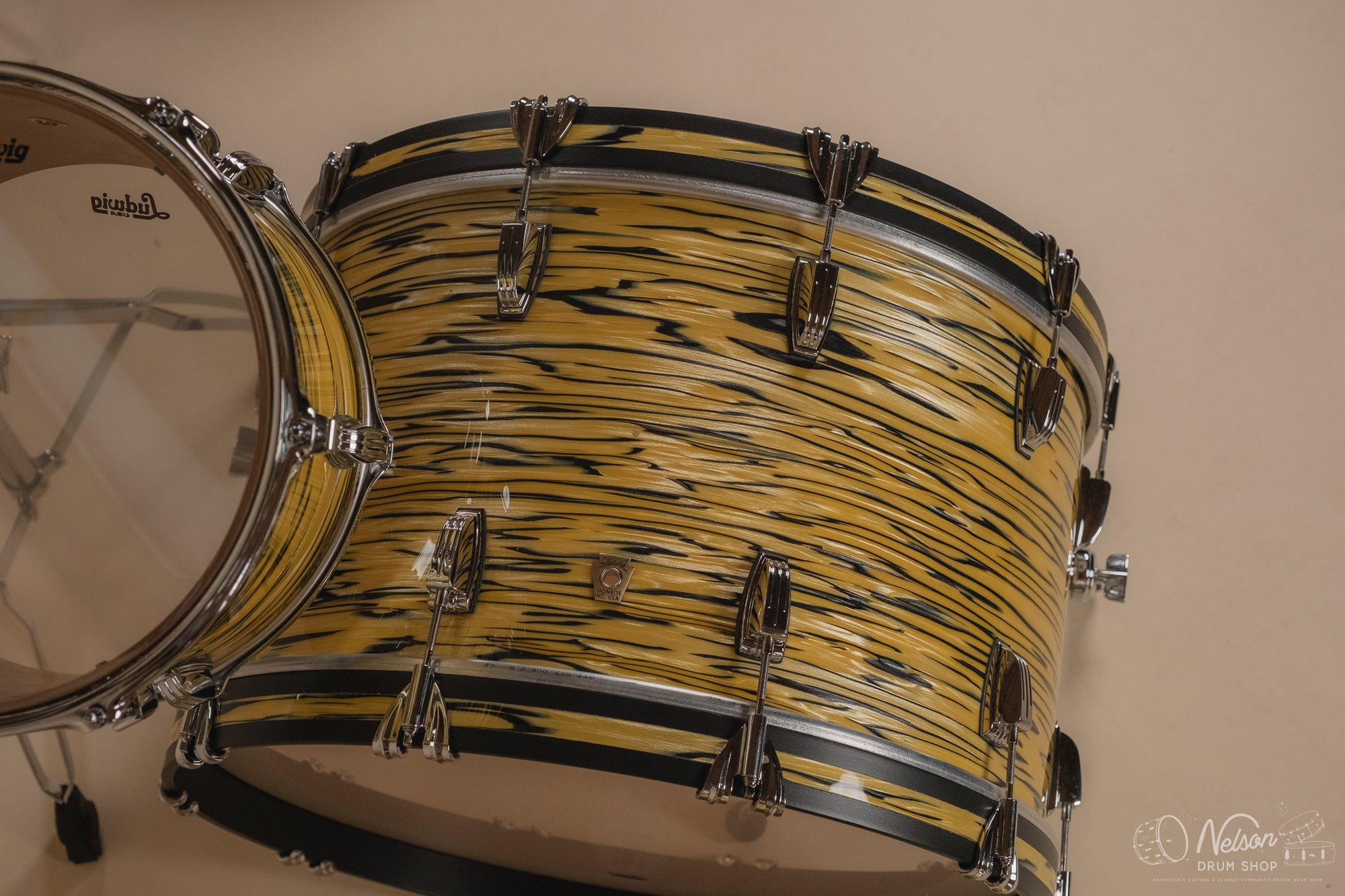 Ludwig Classic Maple 'Pro Beat' in Lemon Oyster - 14x24, 16x16, 9x13