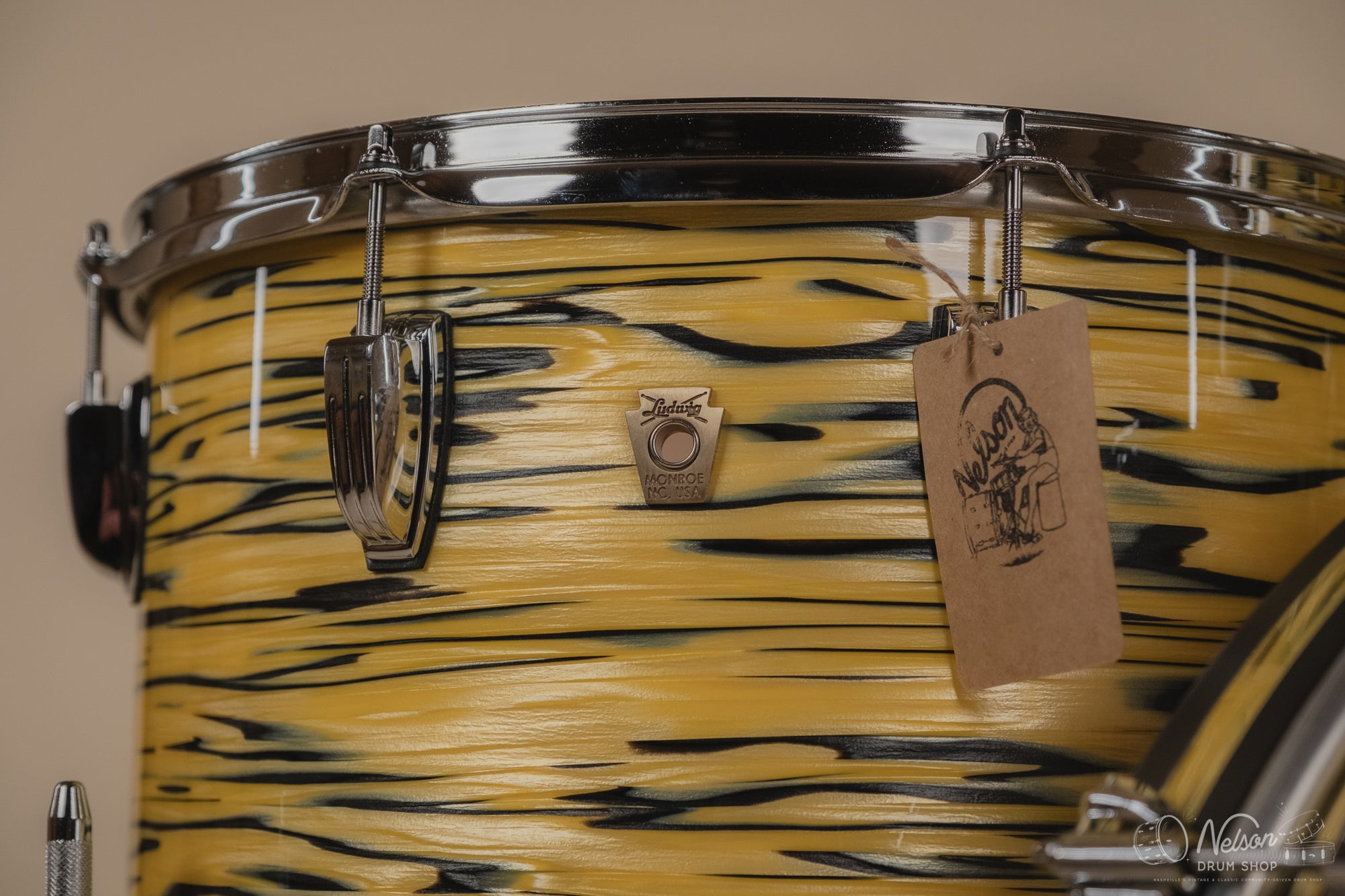 Ludwig Classic Maple 'Pro Beat' in Lemon Oyster - 14x24, 16x16, 9x13