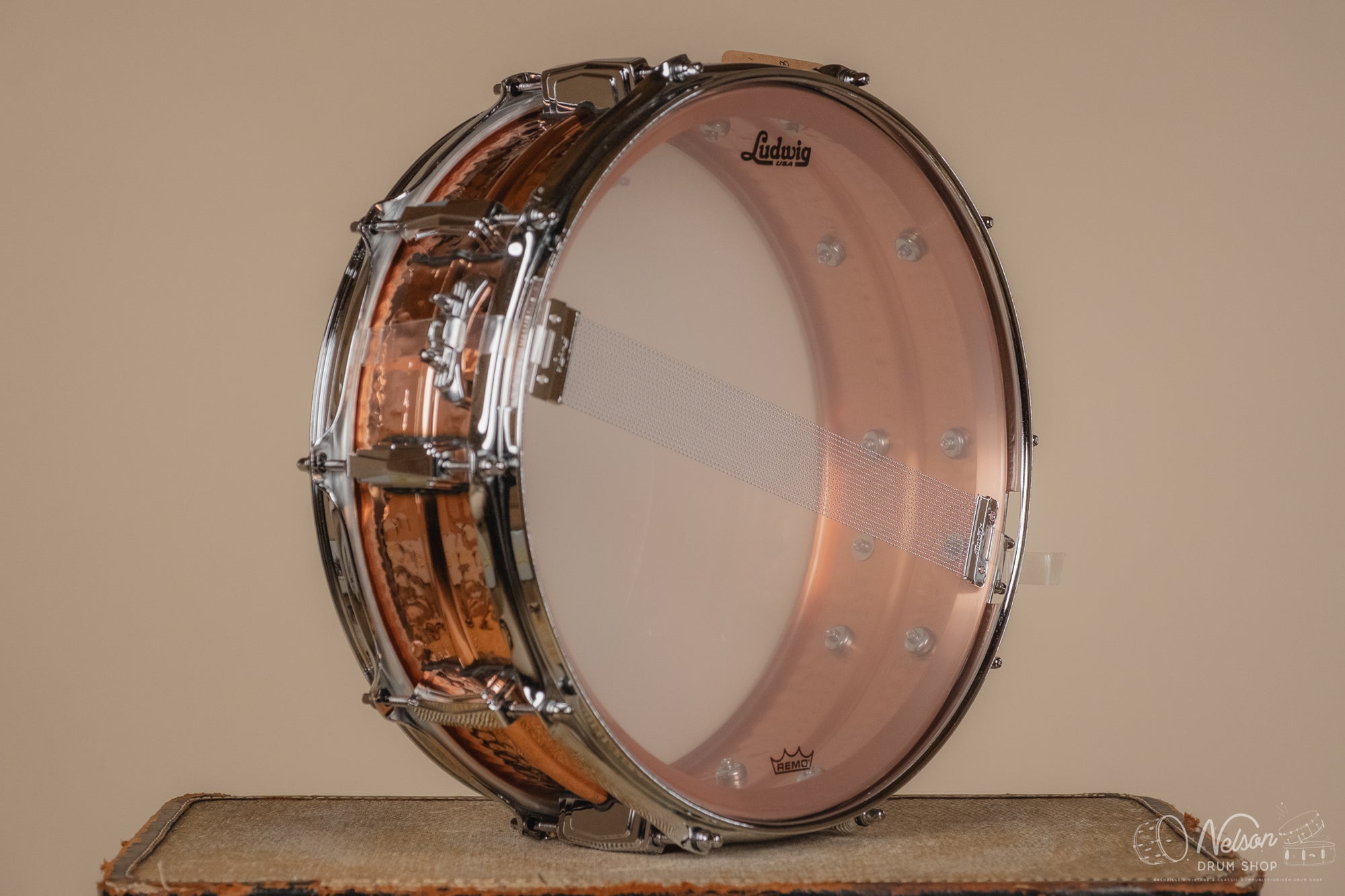 Ludwig LC660K 'Copper-Phonic' Hammered Copper - 5x14