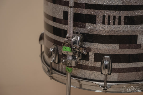 Used Ludwig Classic Maple MOD Outfit in Digital Sparkle - 18x22, 16x16, 9x12, 8x10