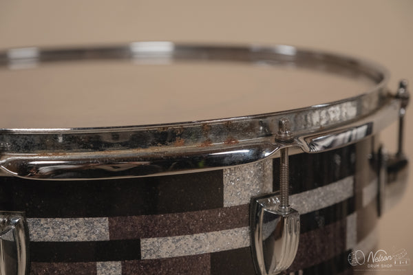 Used Ludwig Classic Maple MOD Outfit in Digital Sparkle - 18x22, 16x16, 9x12, 8x10