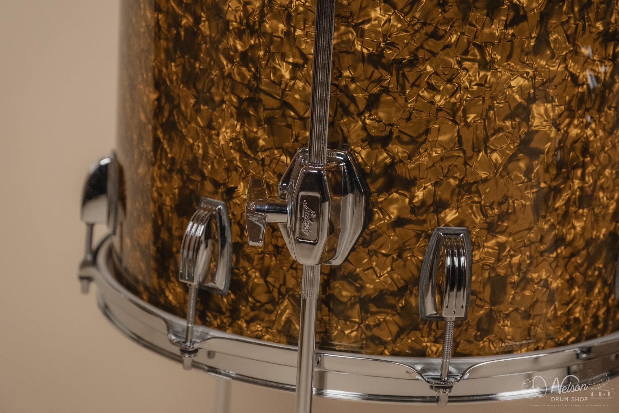 Ludwig Legacy Mahogany 'Downbeat' in Butterscotch Pearl - 14x20, 14x14, 8x12