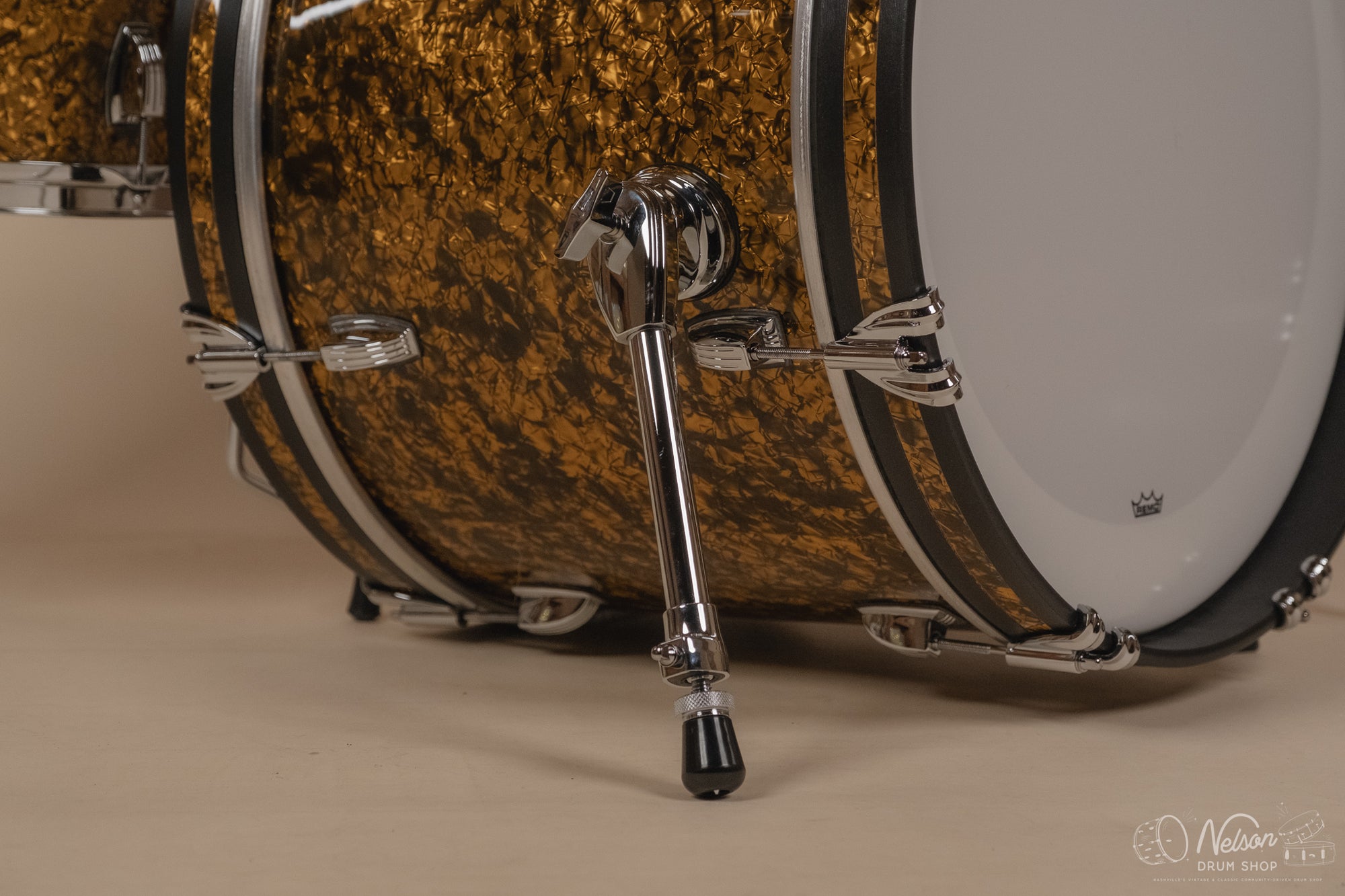 Ludwig Legacy Mahogany 'Downbeat' in Butterscotch Pearl - 14x20, 14x14, 8x12
