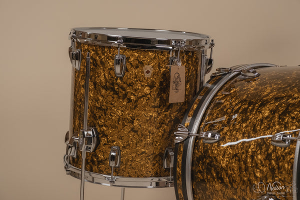 Ludwig Legacy Mahogany 'Downbeat' in Butterscotch Pearl - 14x20, 14x14, 8x12