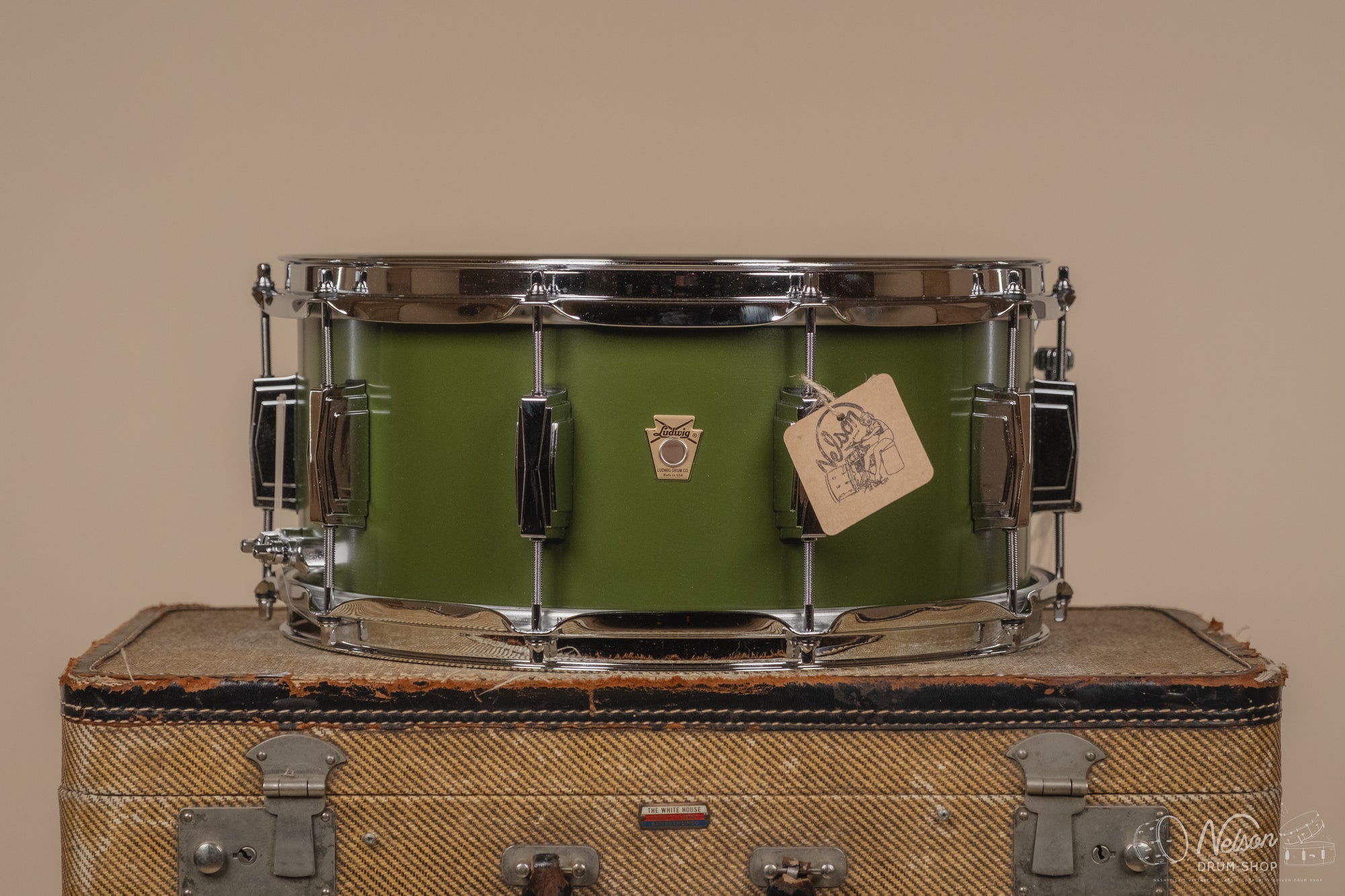 Ludwig Legacy Maple in Heritage Green - 6.5x14