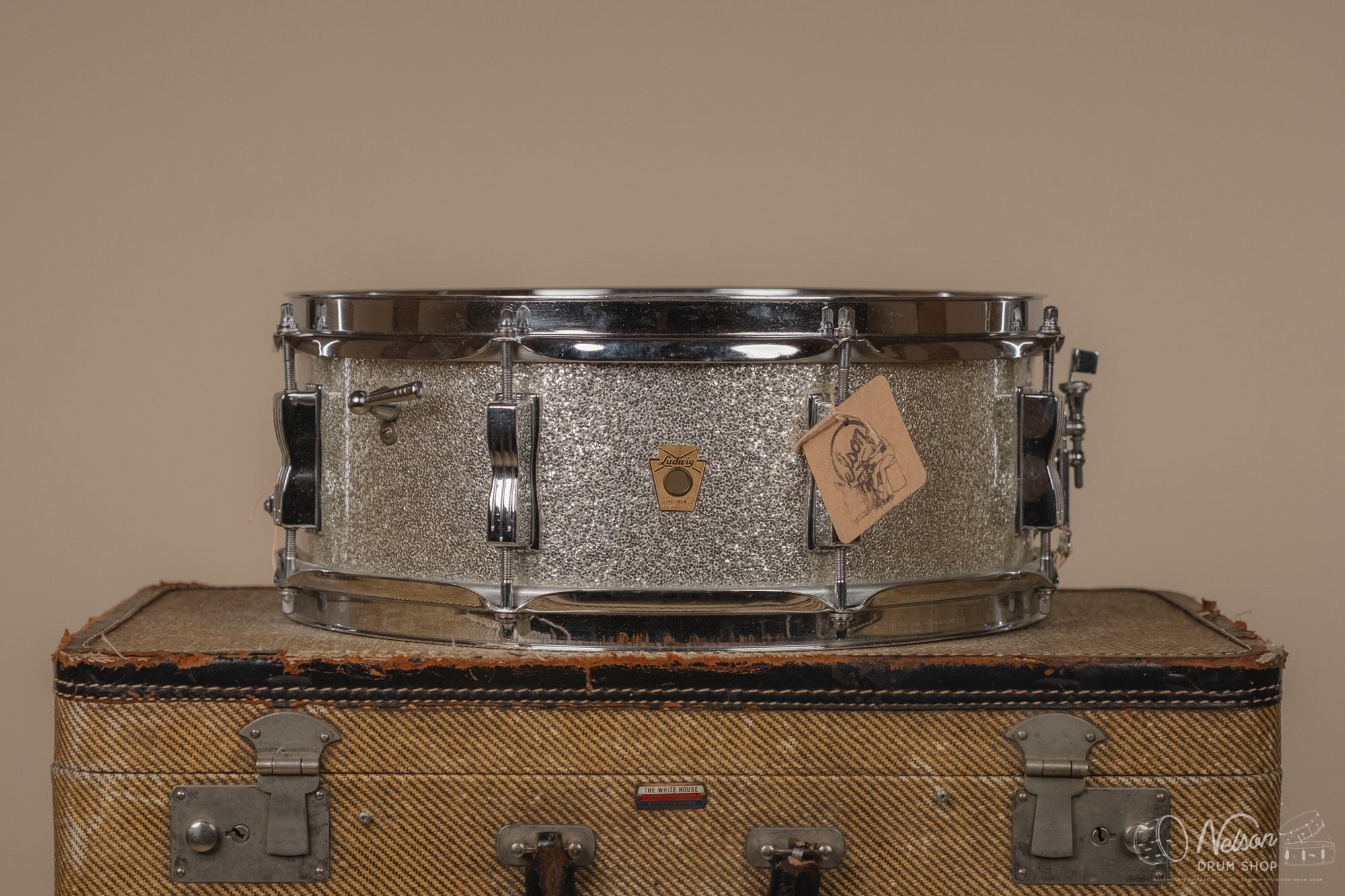 1960s Ludwig 'Jazz Festival' in Silver Sparkle - 5x14