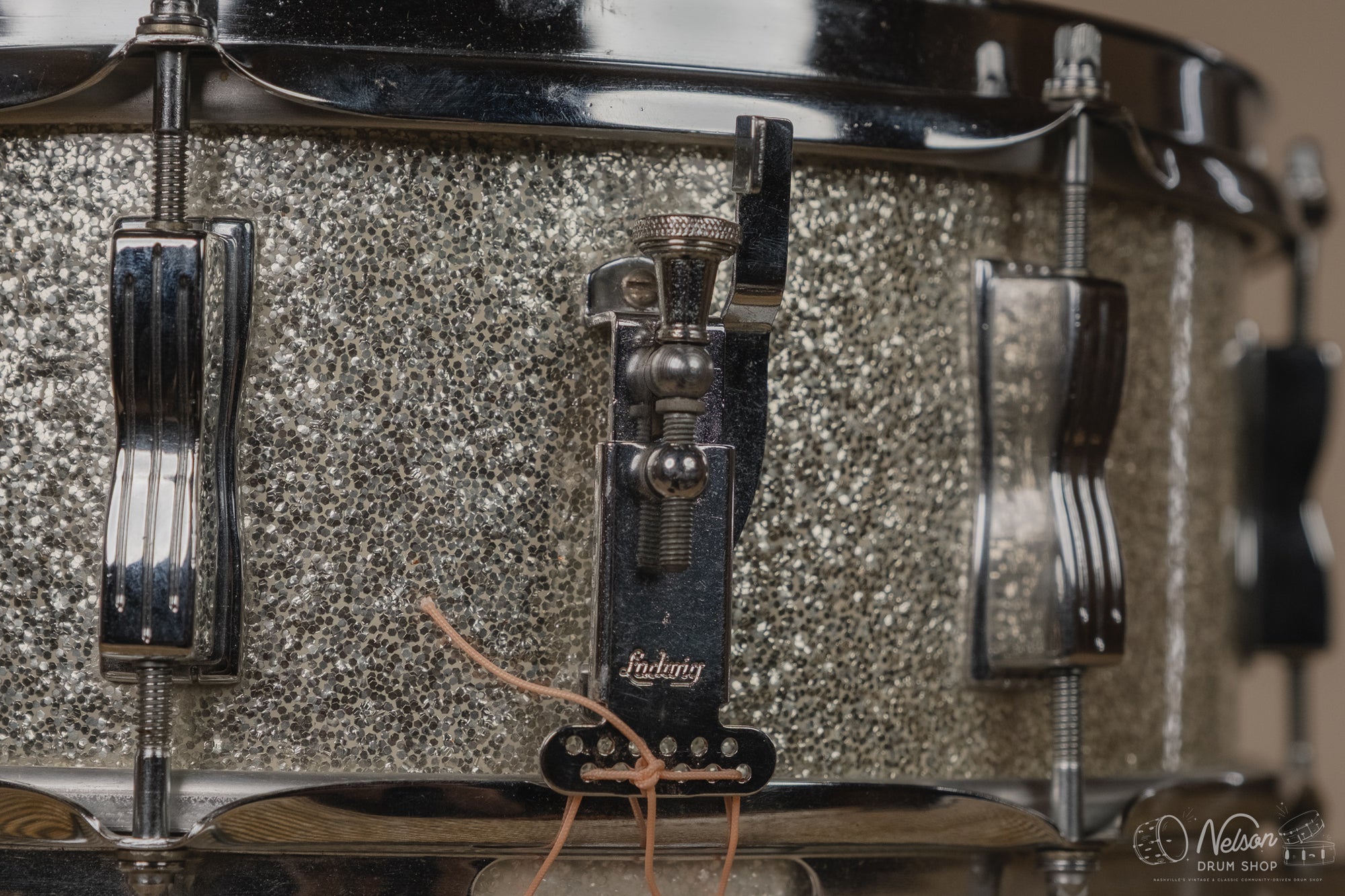 1960s Ludwig 'Jazz Festival' in Silver Sparkle - 5x14