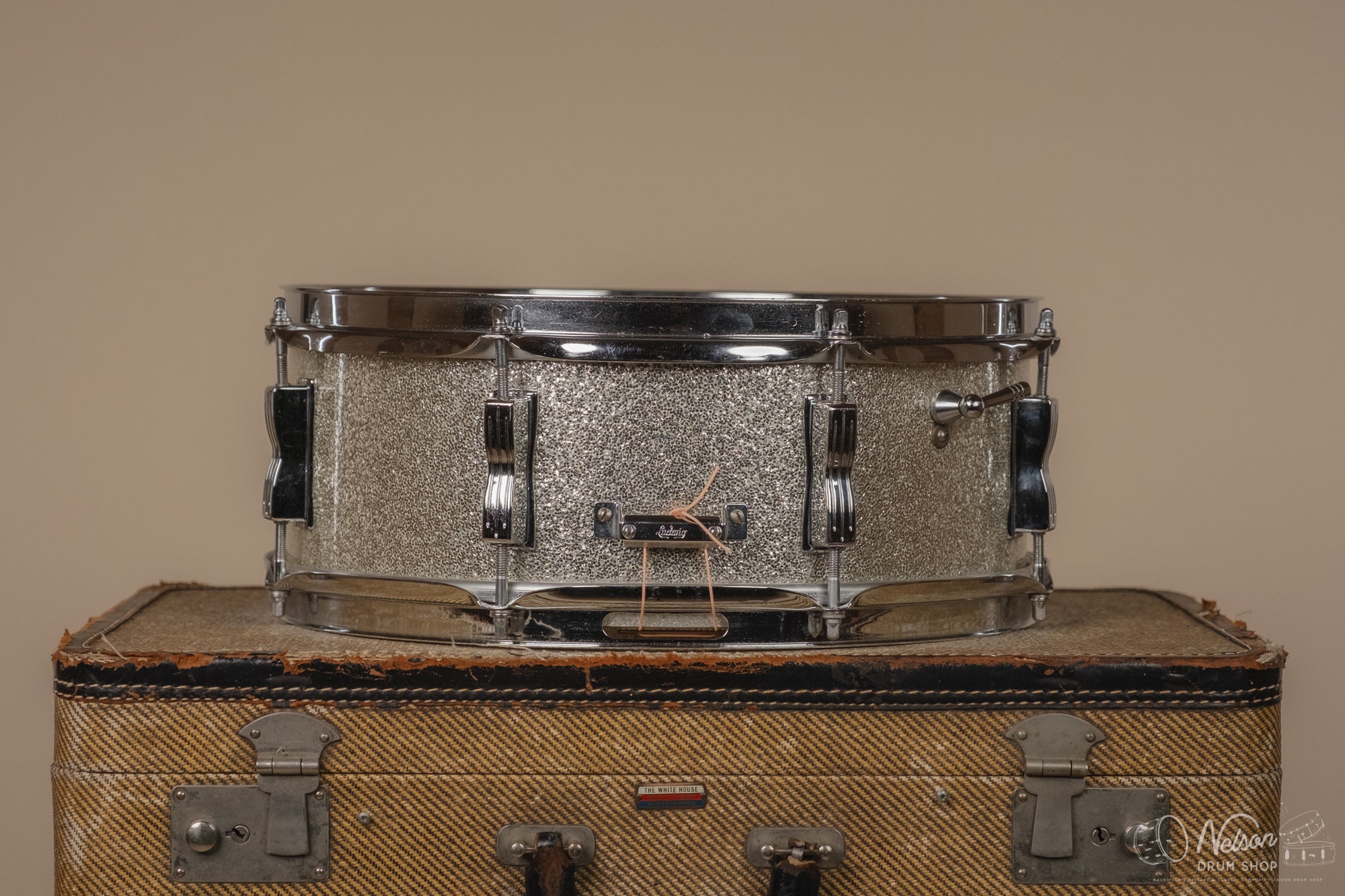 1960s Ludwig 'Jazz Festival' in Silver Sparkle - 5x14