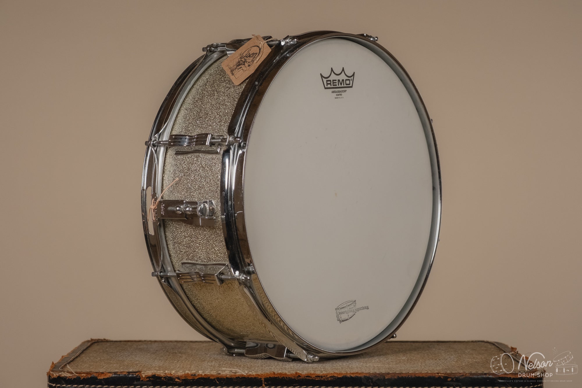 1960s Ludwig 'Jazz Festival' in Silver Sparkle - 5x14