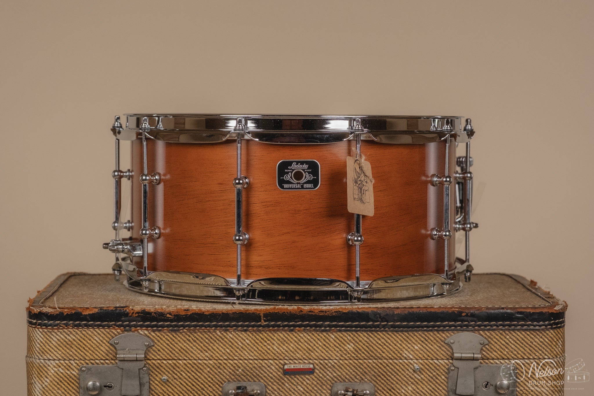 Ludwig 'Universal Wood' Mahogany - 6.5x14 – Nelson Drum Shop