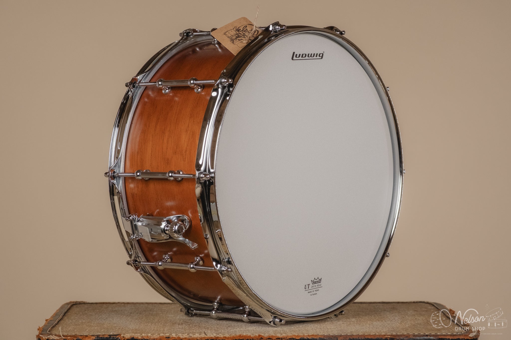 Ludwig 'Universal Wood' Mahogany - 6.5x14 – Nelson Drum Shop