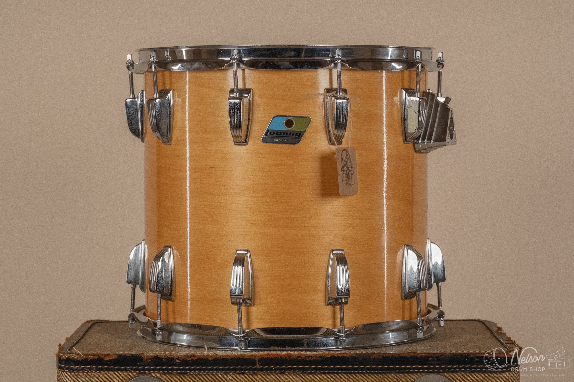 1980s Ludwig 'Modular Power Tom' in Maple Thermogloss - 13x14