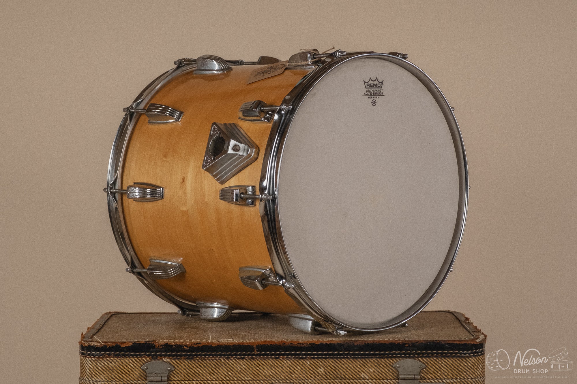 1980s Ludwig 'Modular Power Tom' in Maple Thermogloss - 13x14