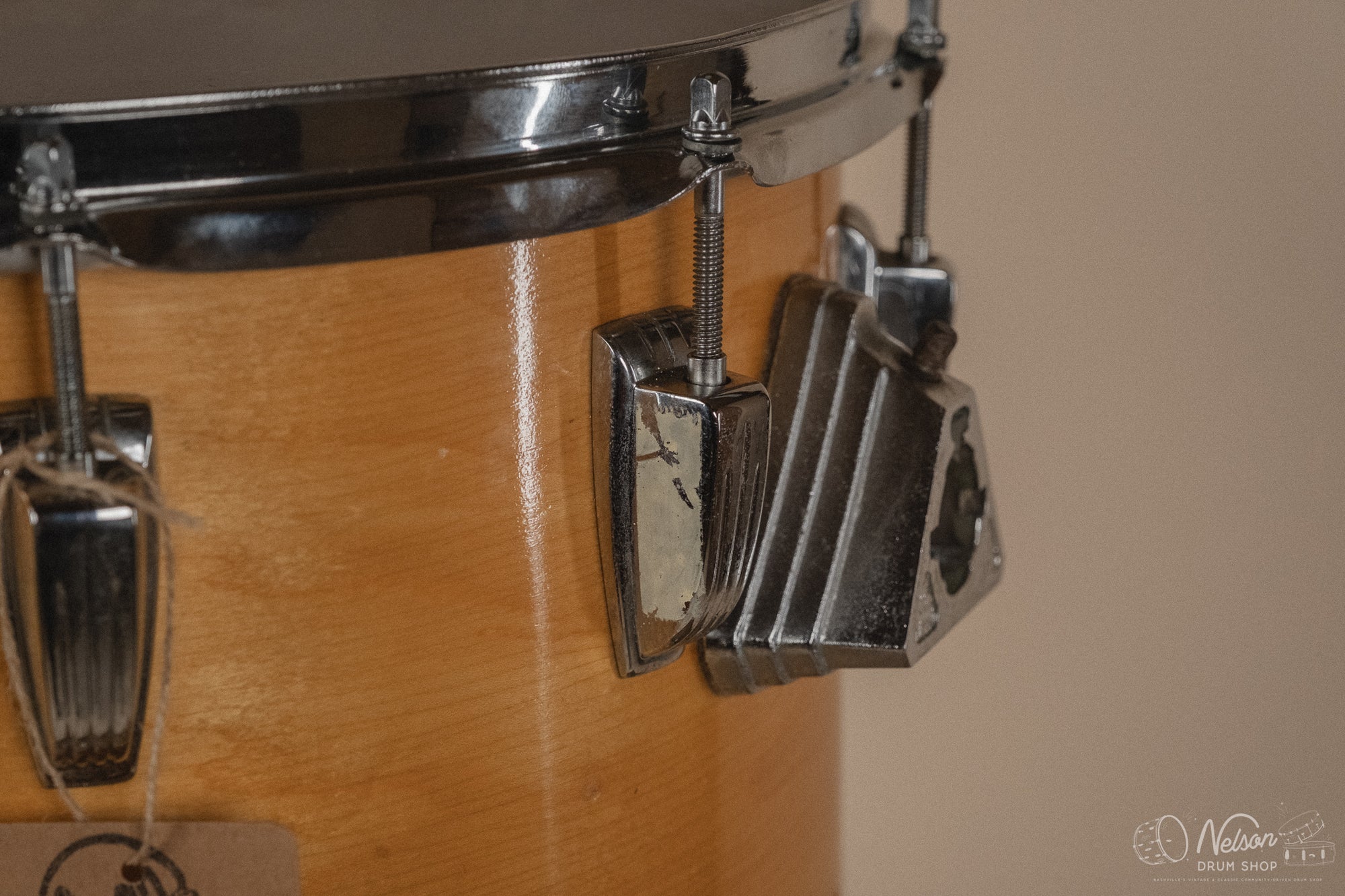 1980s Ludwig 'Modular Power Tom' in Maple Thermogloss - 13x14