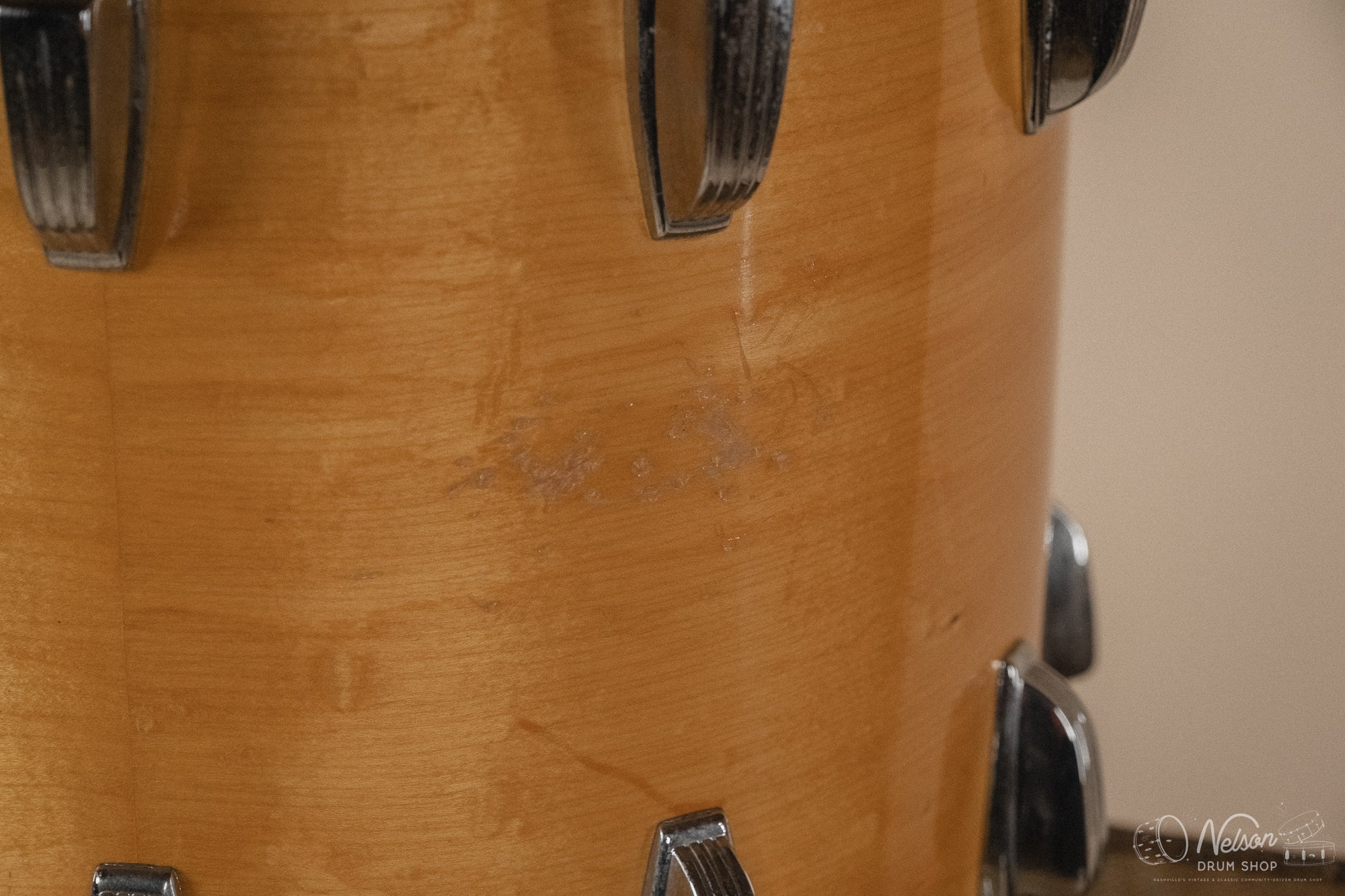 1980s Ludwig 'Modular Power Tom' in Maple Thermogloss - 13x14