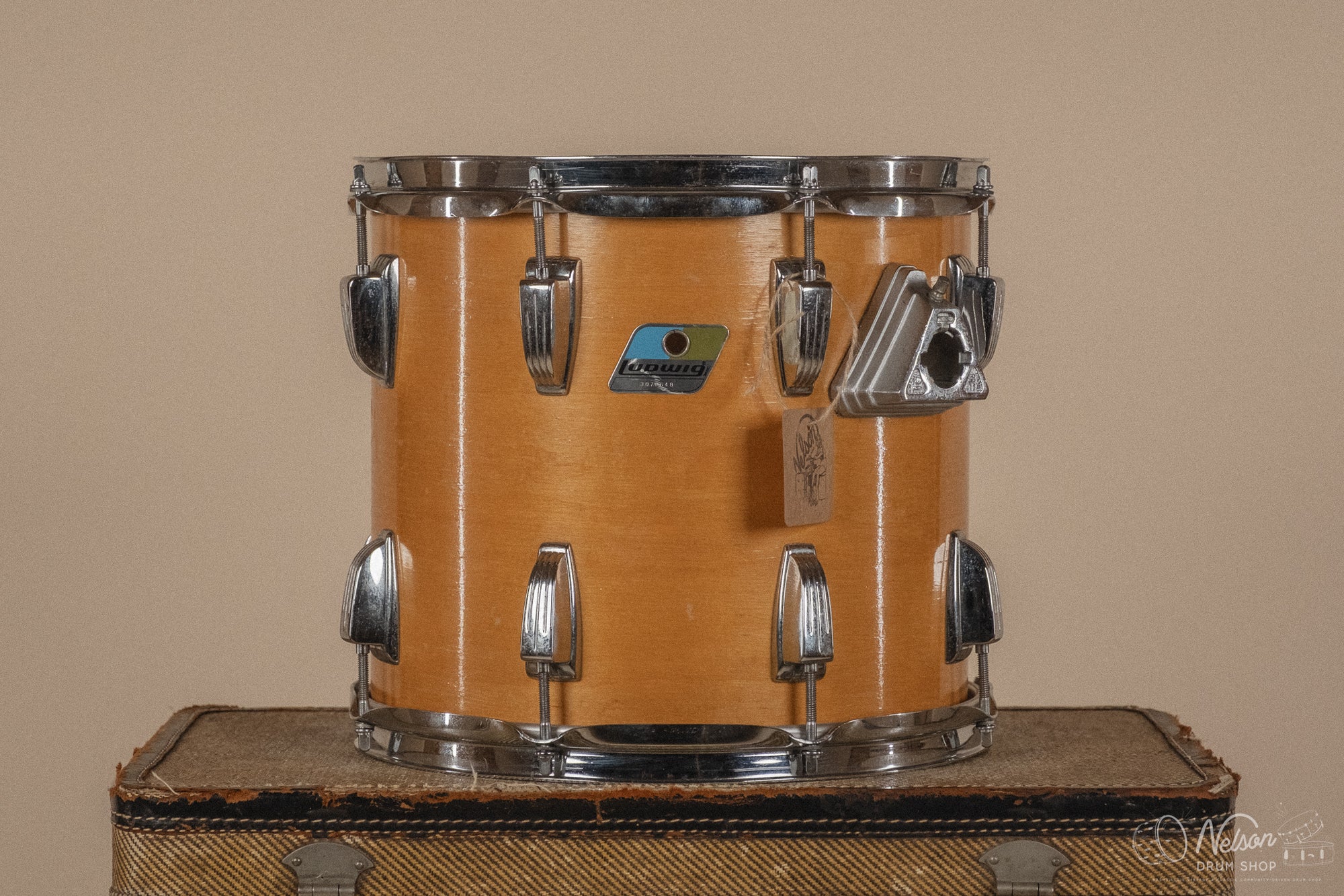 1980s Ludwig 'Modular Power Tom' in Maple Thermogloss - 11x12