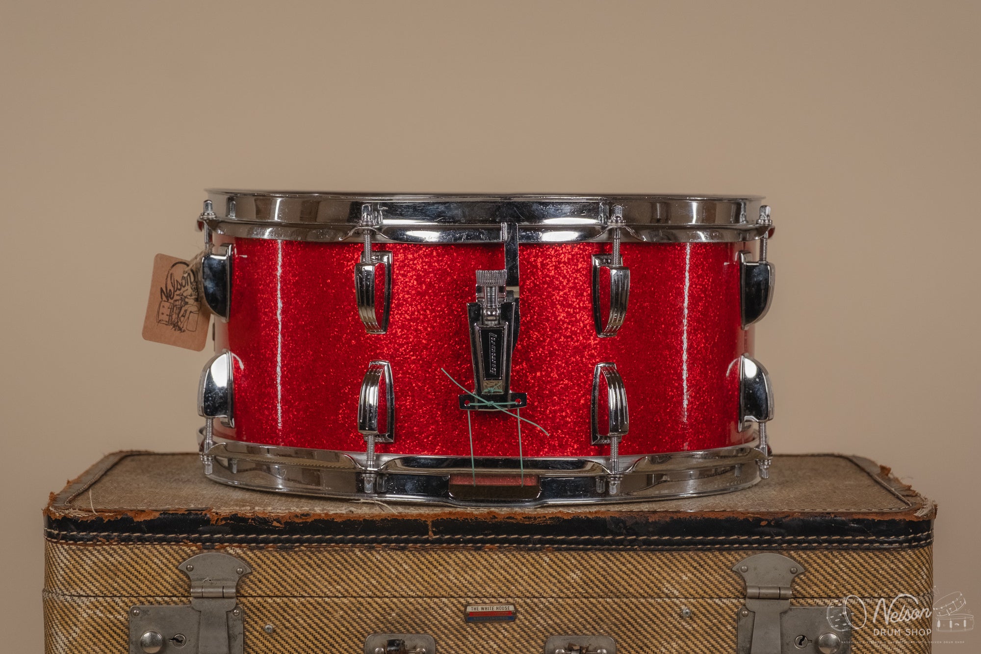 1964 Ludwig 'Symphonic/School Festival' in Red Sparkle - 6.5x14