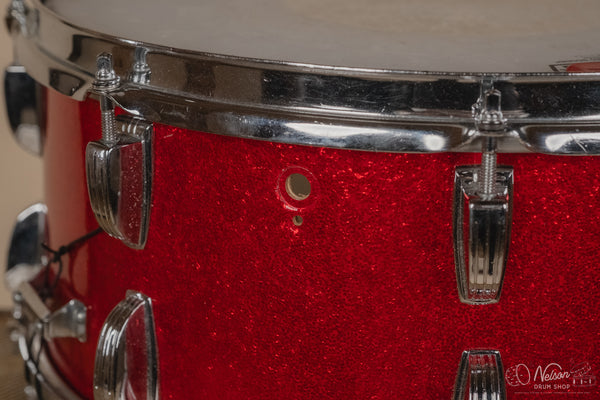 1964 Ludwig 'Symphonic/School Festival' in Red Sparkle - 6.5x14