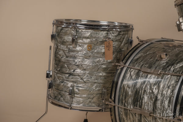 1960s Ludwig Kit in Sky Blue Pearl - 14x22, 9x13, 16x16