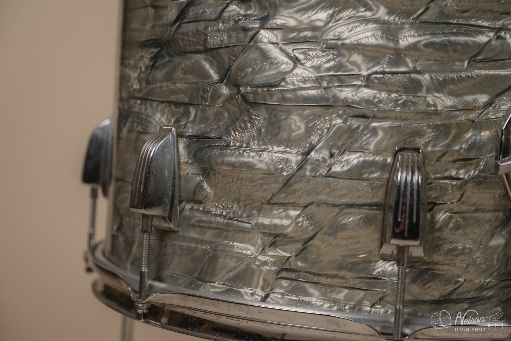 1960s Ludwig Kit in Sky Blue Pearl - 14x22, 9x13, 16x16