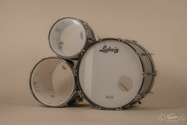 1960s Ludwig Kit in Sky Blue Pearl - 14x22, 9x13, 16x16