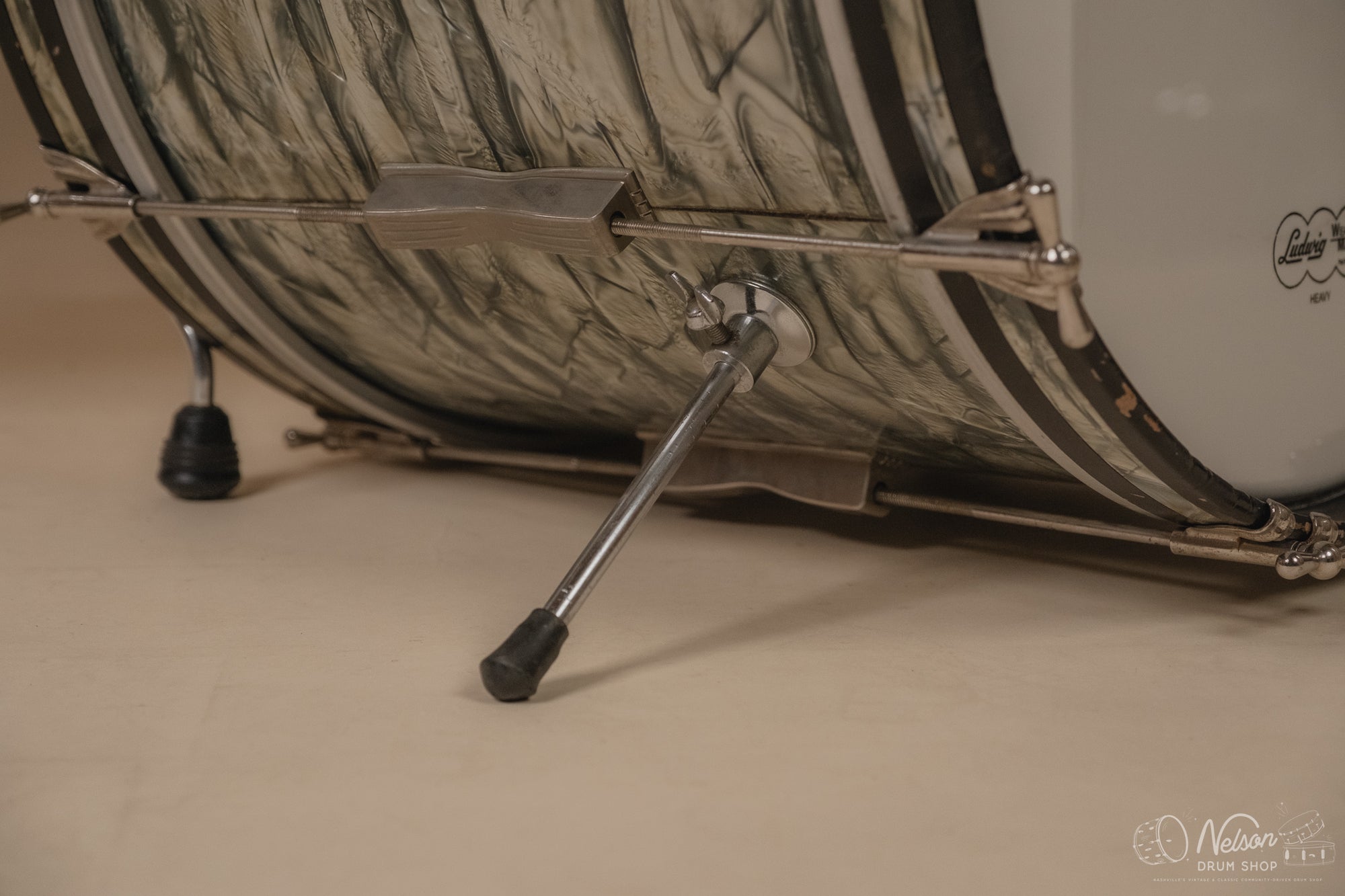 1960s Ludwig Kit in Sky Blue Pearl - 14x22, 9x13, 16x16