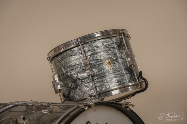 1960s Ludwig Kit in Sky Blue Pearl - 14x22, 9x13, 16x16
