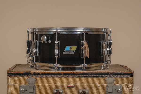 1970s Ludwig Smoke Vistalite Snare - 6.5x14