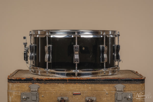1970s Ludwig Smoke Vistalite Snare - 6.5x14