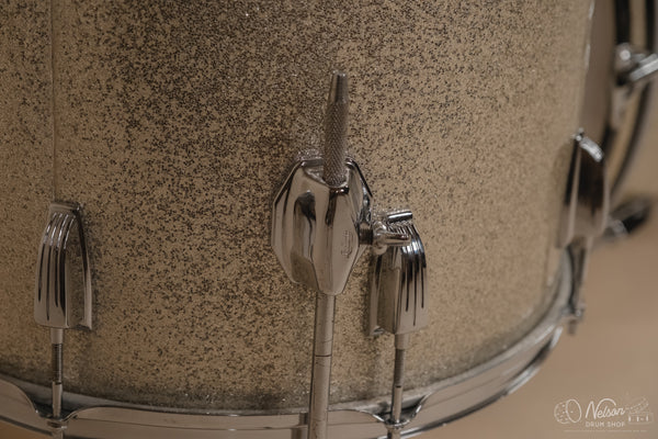 1962 Ludwig 'Super Classic' in Silver Sparkle - 14x22, 16x16, 9x13