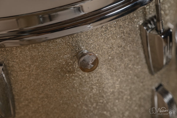 1962 Ludwig 'Super Classic' in Silver Sparkle - 14x22, 16x16, 9x13