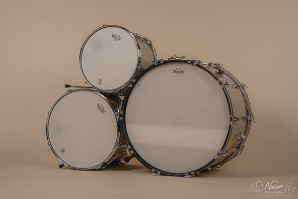 1962 Ludwig 'Super Classic' in Silver Sparkle - 14x22, 16x16, 9x13