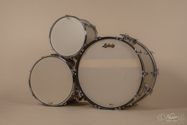 1962 Ludwig 'Super Classic' in Silver Sparkle - 14x22, 16x16, 9x13