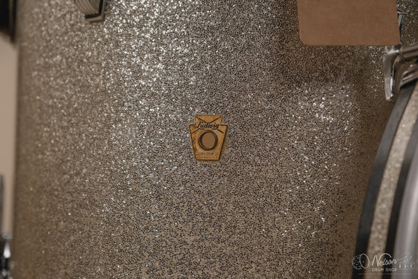 1962 Ludwig 'Super Classic' in Silver Sparkle - 14x22, 16x16, 9x13