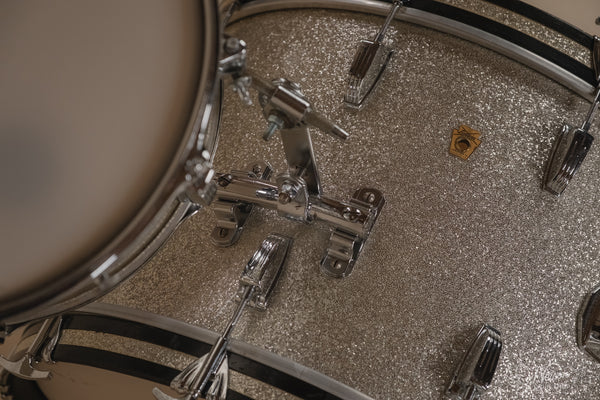 1962 Ludwig 'Super Classic' in Silver Sparkle - 14x22, 16x16, 9x13