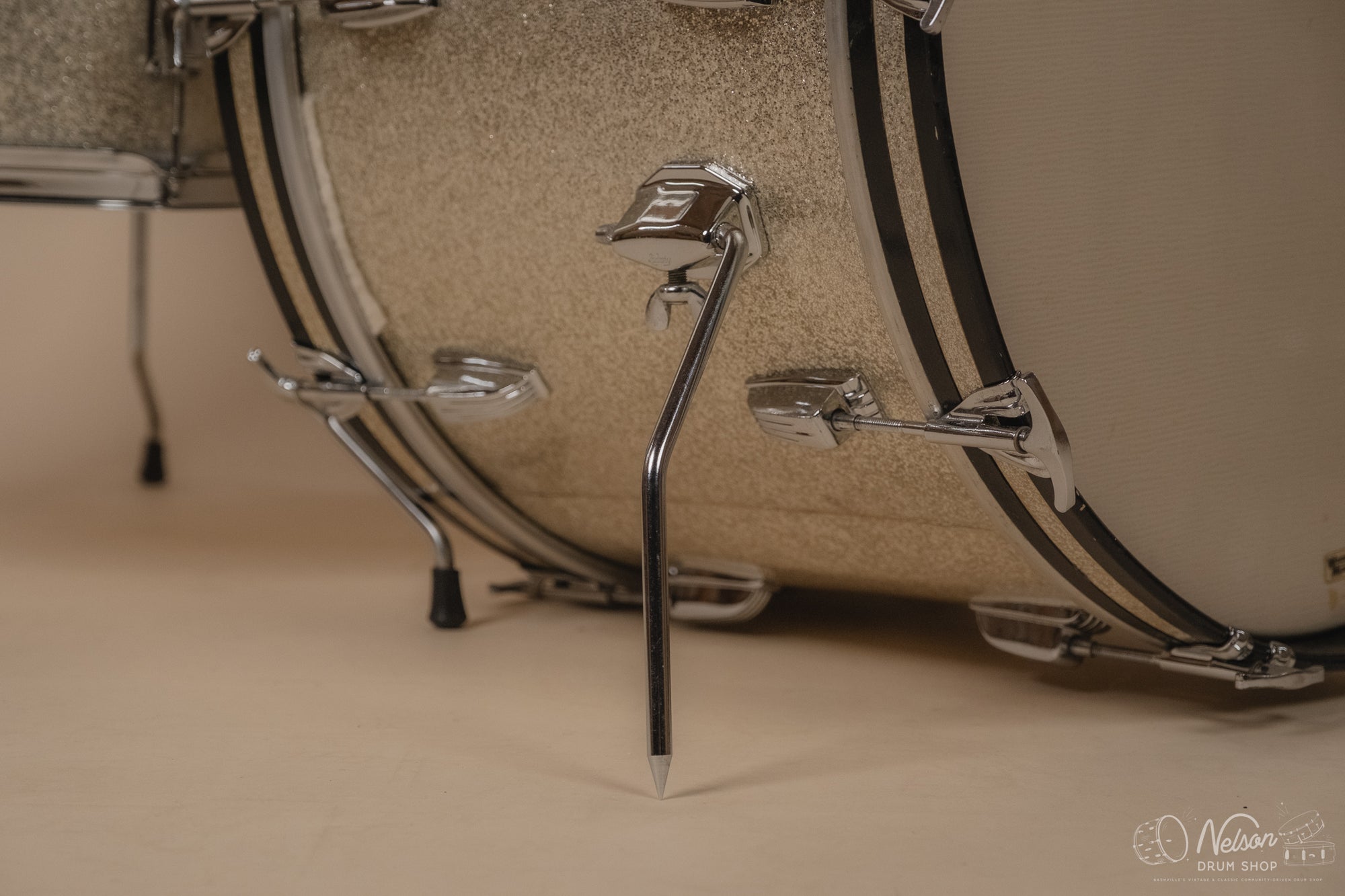 1962 Ludwig 'Super Classic' in Silver Sparkle - 14x22, 16x16, 9x13