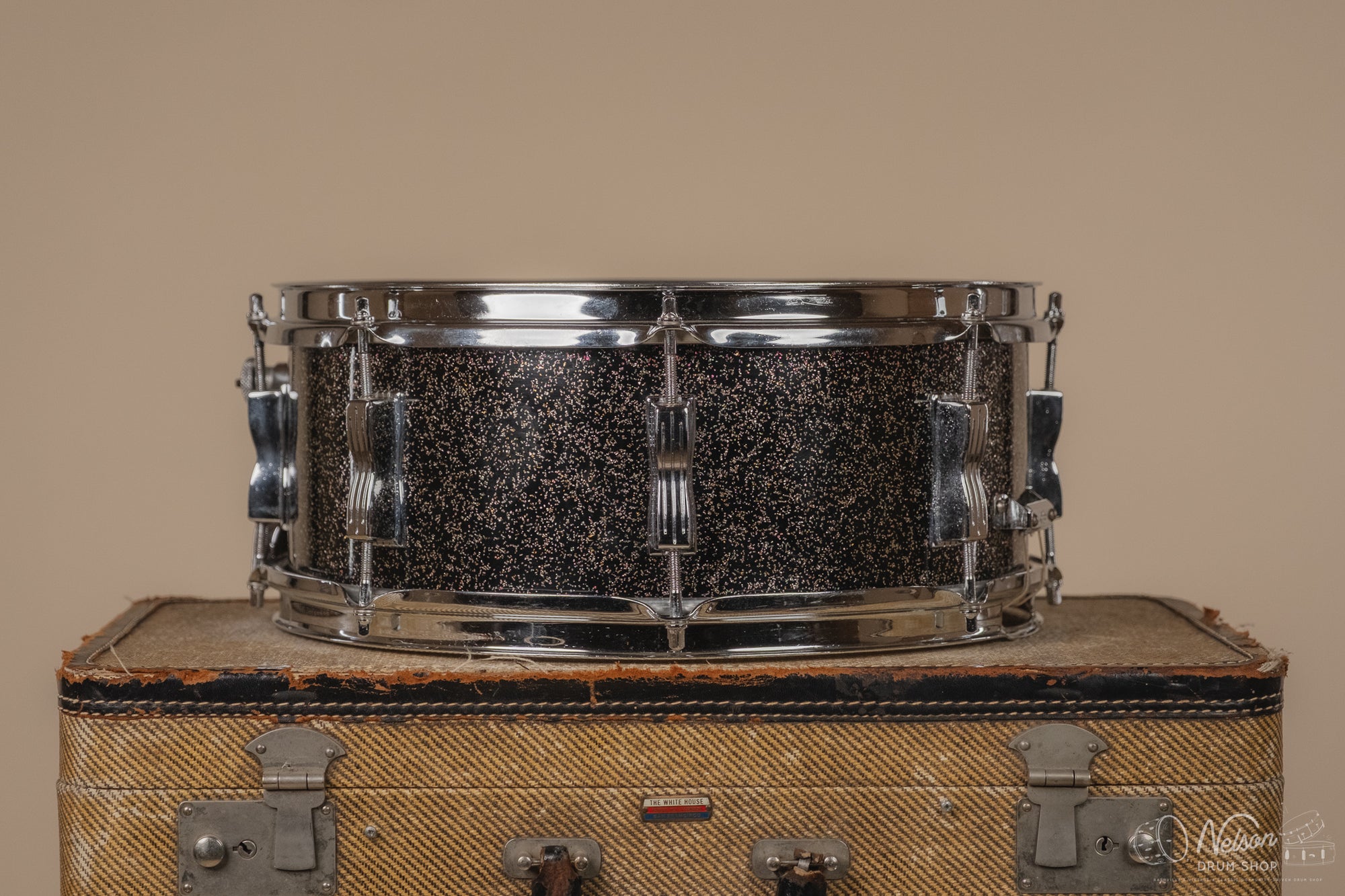 Jan 12, 1962 Ludwig Preserial No. 900 'Super Classic' in Black Galaxy Sparkle - 5.5x14