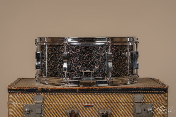 Jan 12, 1962 Ludwig Preserial No. 900 'Super Classic' in Black Galaxy Sparkle - 5.5x14