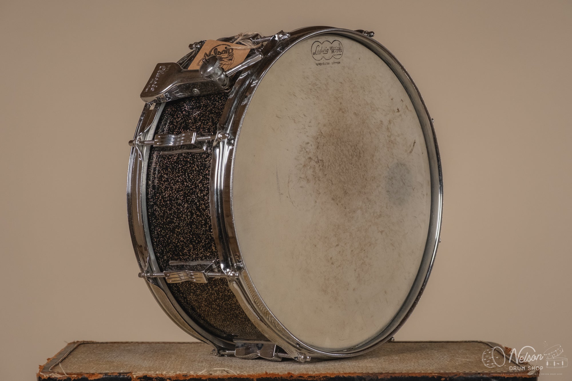 Jan 12, 1962 Ludwig Preserial No. 900 'Super Classic' in Black Galaxy Sparkle - 5.5x14