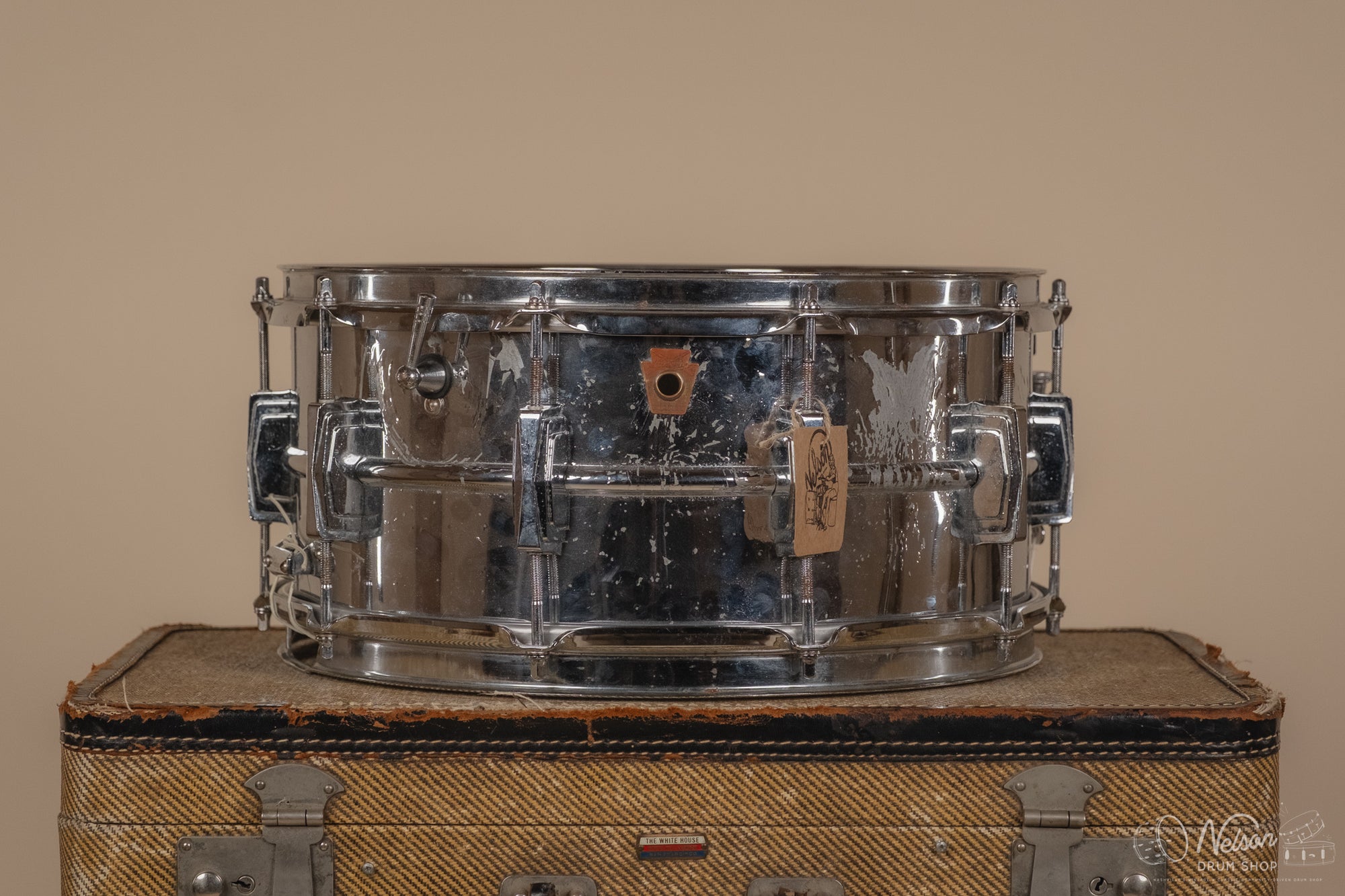 1963 Ludwig 'LM402 Supraphonic' COA w/ Crimped Beds - 6.5x14